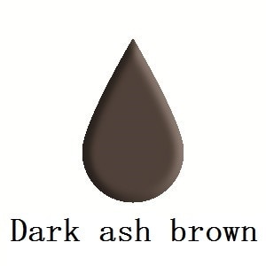 Dark ash brown color