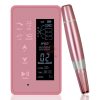 Pink Digital PMU Machine Touch Screen Panel Multi Function Wireless Tattoo Device for Ombr Powder Brows
