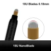 Disposable Microblading Pen with 21U/14F/18U 0.18mm/0.15M...